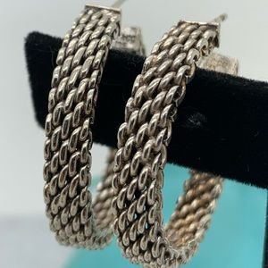 Tiffany&co 925 Somerset Large Earrings